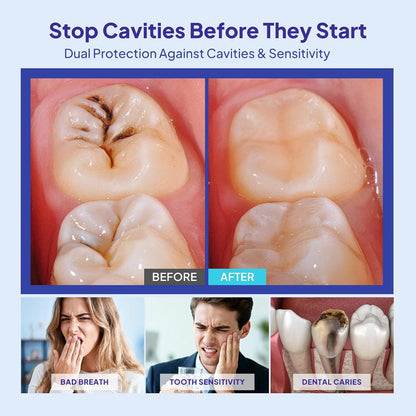 Cavity Protection Tooth Armor Liquid: Science-Backed Formula Strengthens Enamel with Remineralization Drops at-Home Tooth Enamel Support Stronger Teeth Hydroxyapatite 60 ml