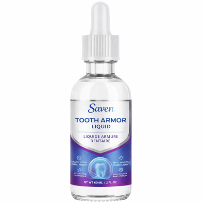 Cavity Protection Tooth Armor Liquid: Science-Backed Formula Strengthens Enamel with Remineralization Drops at-Home Tooth Enamel Support Stronger Teeth Hydroxyapatite 60 ml